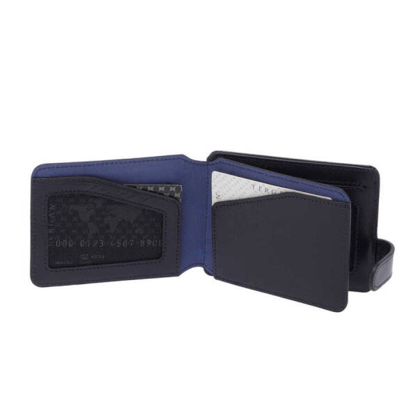Lacivert Hakiki Deri Erkek Cüzdan - S1CE00001658-H86 - 2