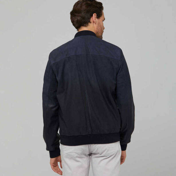 Lacivert Deri Erkek Deri Mont - E22IDM310249-R56 - 3