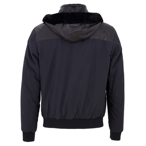 Lacivert Deri Erkek Deri Mont - E23BKM310460-Q4P - 4