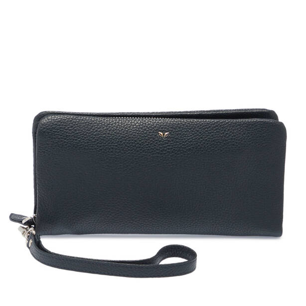 Lacivert Hakiki Deri Erkek El Çantası - S1PC00001603-X86 - Tergan