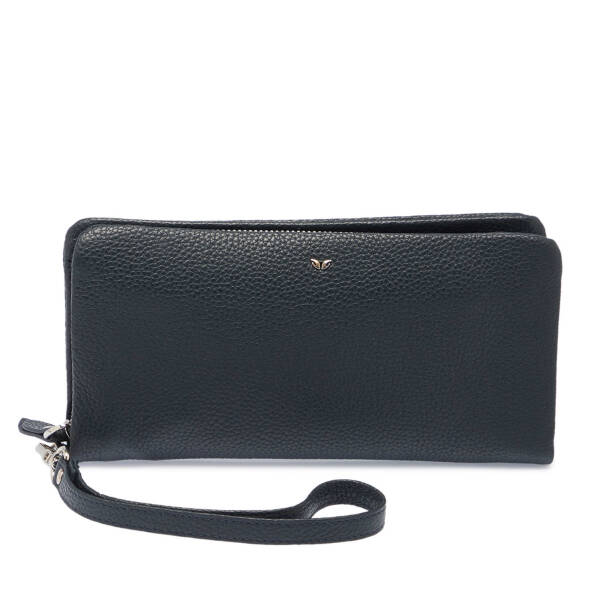 Lacivert Hakiki Deri Erkek El Çantası - S1PC00001603-X86 - 1