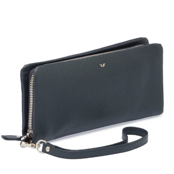 Lacivert Hakiki Deri Erkek El Çantası - S1PC00001603-X86 - 2