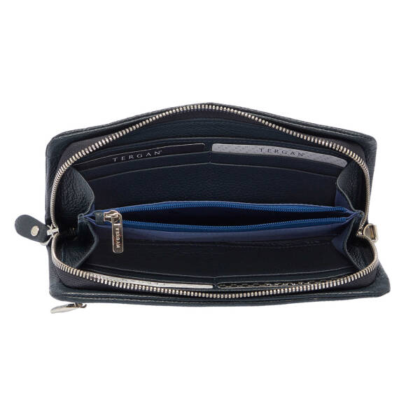 Lacivert Hakiki Deri Erkek El Çantası - S1PC00001603-X86 - 4