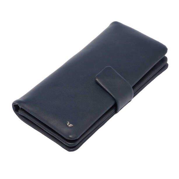 Lacivert Hakiki Deri Erkek El Çantası - S1PC00001621-M80 - Tergan