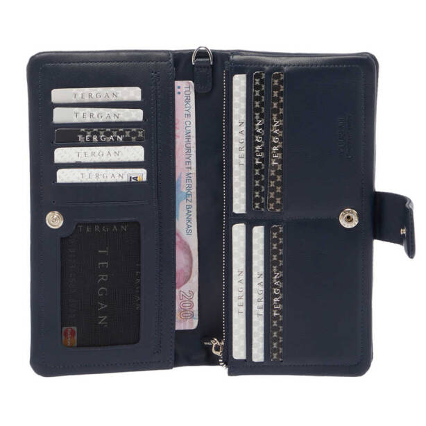 Lacivert Deri Erkek El Çantası - S1PC00001621-M80 - 3