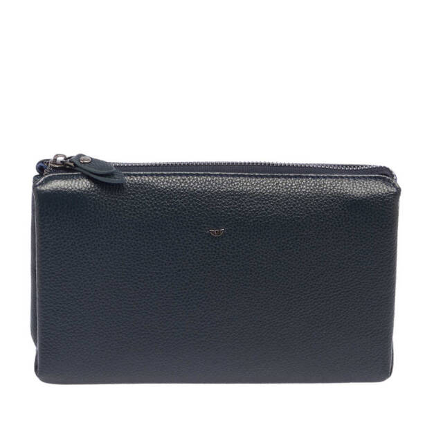 Lacivert Hakiki Deri Erkek El Çantası - S1PC00021239-X86 - Tergan