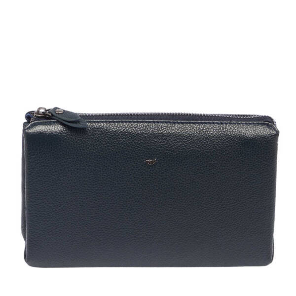 Lacivert Hakiki Deri Erkek El Çantası - S1PC00021239-X86 - 1