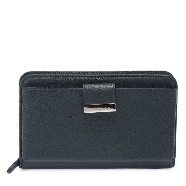 Lacivert Hakiki Deri Erkek El Çantası - S1PC00021357-X86 - Tergan