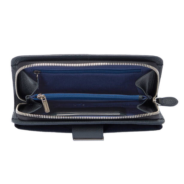 Lacivert Hakiki Deri Erkek El Çantası - S1PC00021357-X86 - Tergan