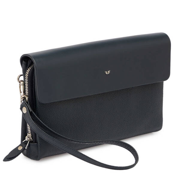 Lacivert Deri Erkek El Çantası - S1PC00021383-J5G - 2