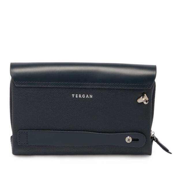 Lacivert Deri Erkek El Çantası - S1PC00021383-J5G - 3