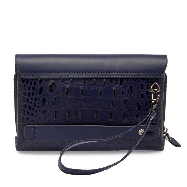 Lacivert Deri Erkek El Çantası - S1PC00021383-M6A - 3