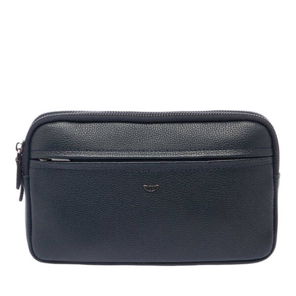 Lacivert Deri Erkek El Çantası - S1PC00021488-X86 - 1