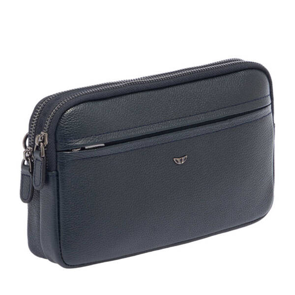 Lacivert Deri Erkek El Çantası - S1PC00021488-X86 - 2