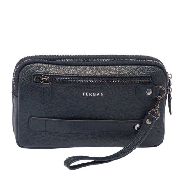 Lacivert Deri Erkek El Çantası - S1PC00021488-X86 - 3