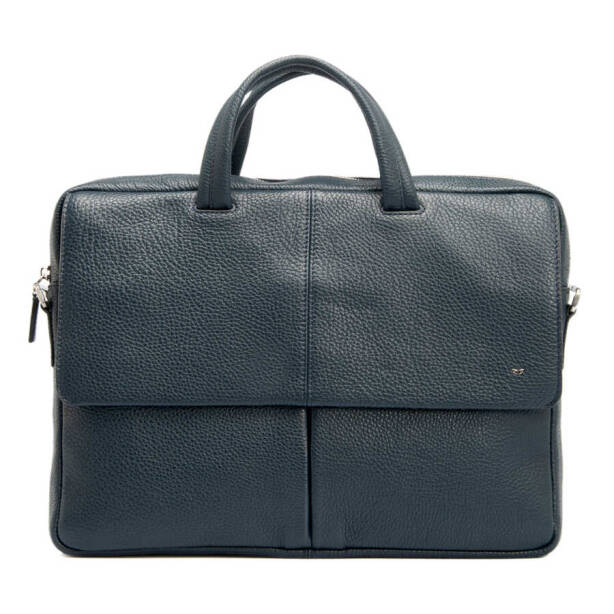Lacivert Hakiki Deri Erkek Evrak Çantası - S1EV00021140-A38 