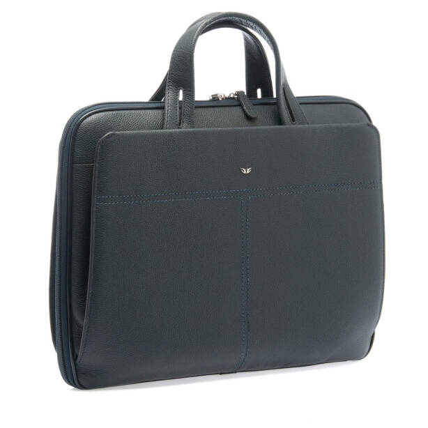 Lacivert Deri Erkek Evrak Çantası - S1EV00021269-A38 - 2