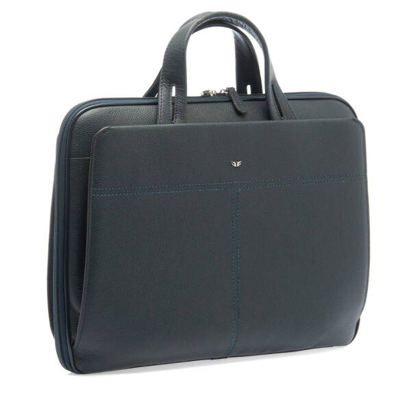 Lacivert Deri Erkek Evrak Çantası - S1EV00021269-A38 - 2