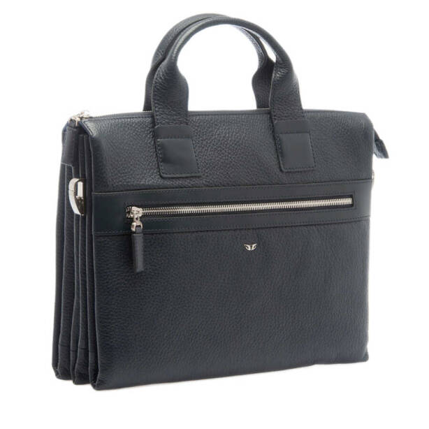 Lacivert Deri Erkek Evrak Çantası - S1EV00021368-A38 - 2