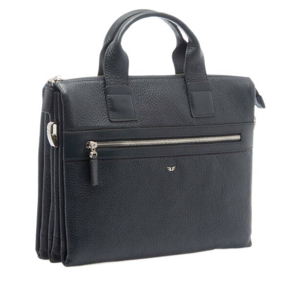 Lacivert Deri Erkek Evrak Çantası - S1EV00021368-A38 - 2