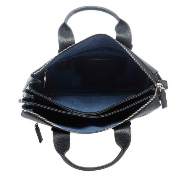 Lacivert Deri Erkek Evrak Çantası - S1EV00021368-A38 - 4