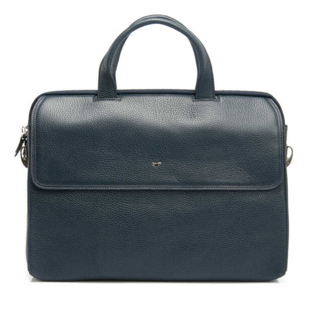 Lacivert Deri Erkek Evrak Çantası - S1EV00021388-A38 