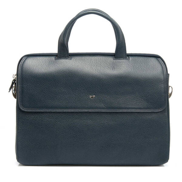 Lacivert Hakiki Deri Erkek Evrak Çantası - S1EV00021388-A38 - 1