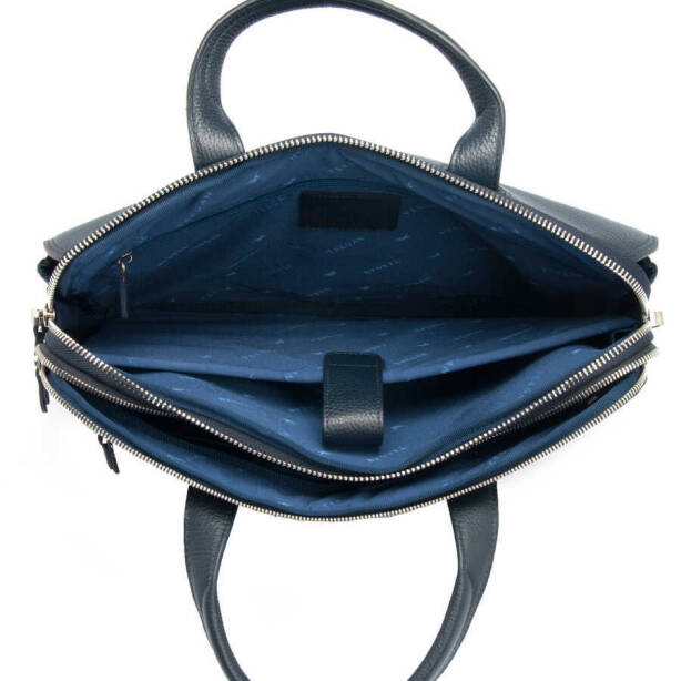 Lacivert Hakiki Deri Erkek Evrak Çantası - S1EV00021388-A38 - 4