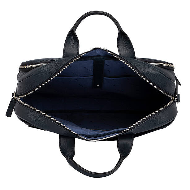 Lacivert Hakiki Deri Erkek Evrak Çantası - S1EV00021411-D6M - 4