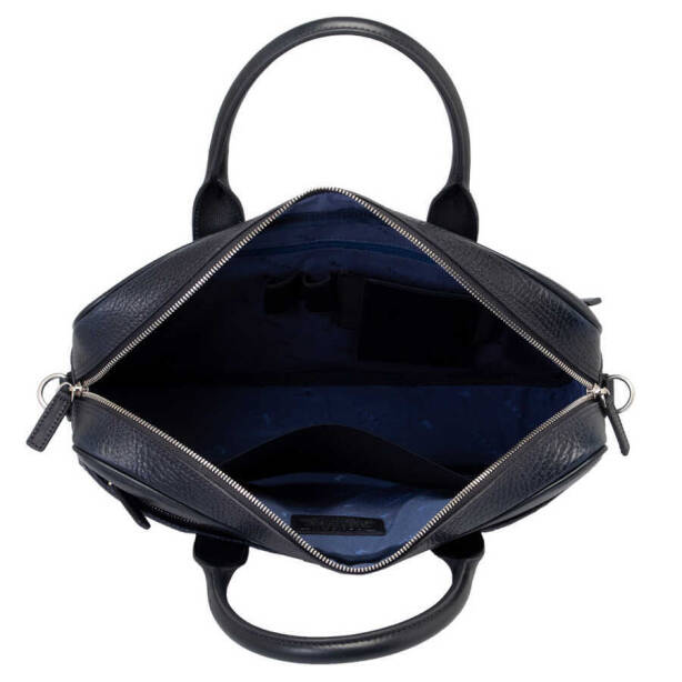 Lacivert Deri Erkek Evrak Çantası - S1EV00021429-R0V - 5