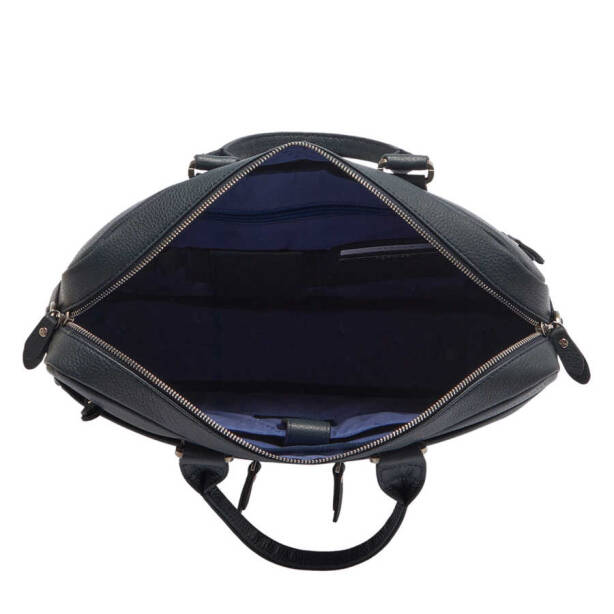 Lacivert Hakiki Deri Erkek Evrak Çantası - S1EV00021476-A38 - 4