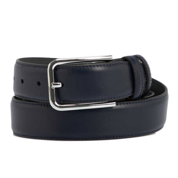 Lacivert Hakiki Deri Erkek Kemer - S1EK00000301-C3A - 1