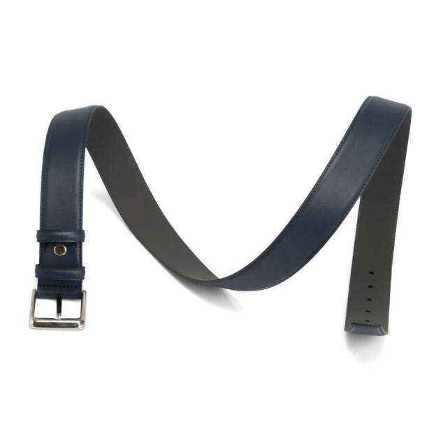 Lacivert Deri Erkek Kemer - S1EK00000305-C3A - Tergan