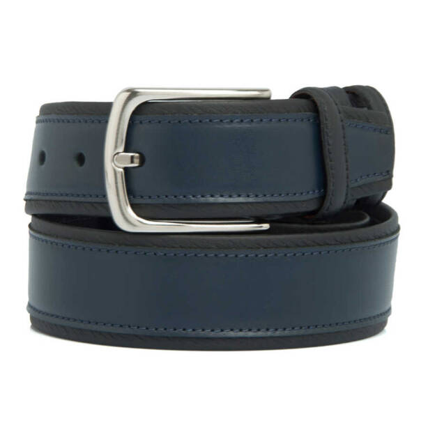 Lacivert Deri Erkek Kemer - S1EK00000312-B20 - 1