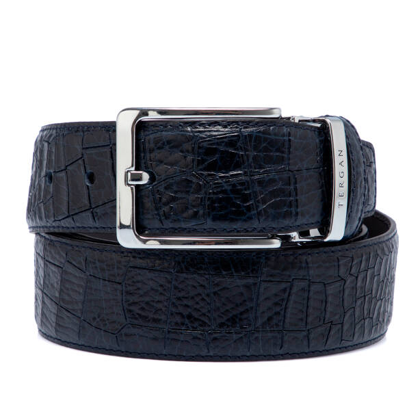 Lacivert Hakiki Deri Erkek Kemer - S1EK00000336-M73 - 1