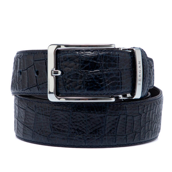 Lacivert Hakiki Deri Erkek Kemer - S1EK00000336-M73 - 1