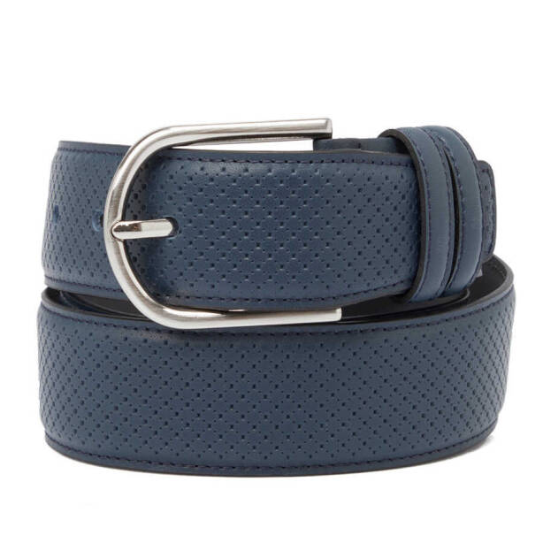 Lacivert Deri Erkek Kemer - S1EK00000396-24 