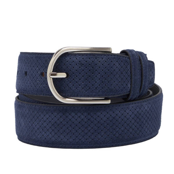 Lacivert Deri Erkek Kemer - S1EK00000396-D44 - 1