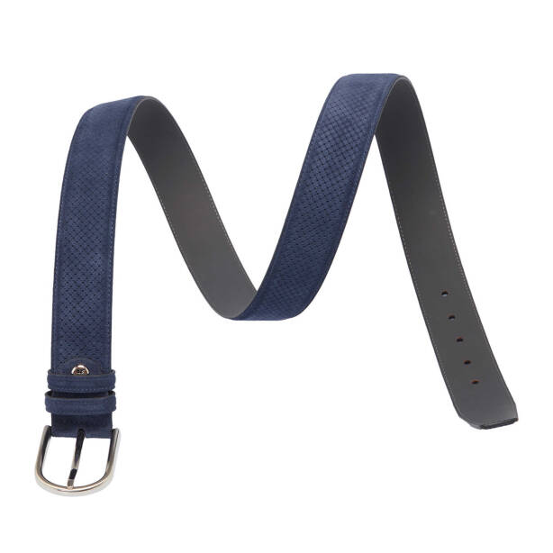 Lacivert Deri Erkek Kemer - S1EK00000396-D44 - Tergan