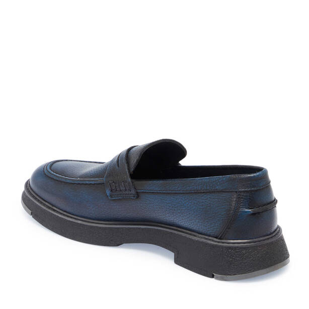 Lacivert Deri Erkek Klasik Ayakkabı - E24S1AY57033-A31 - Tergan