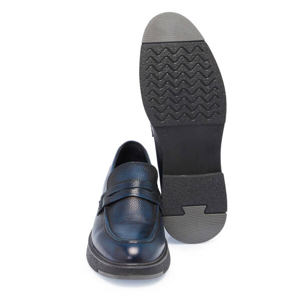 Lacivert Deri Erkek Klasik Ayakkabı - E24S1AY57033-A31 - Tergan