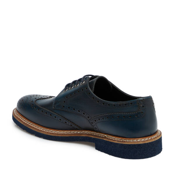 Lacivert Hakiki Deri Erkek Klasik Ayakkabı - E25S1AY57425-A31 - 2