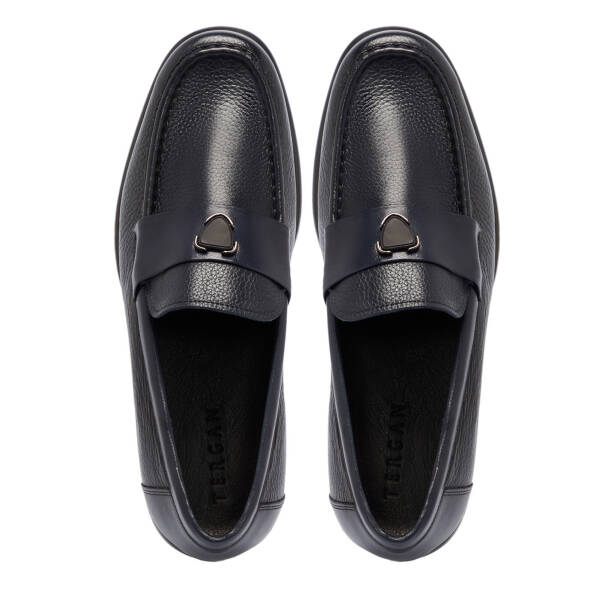 Lacivert Deri Erkek Klasik Ayakkabı - E25S1AY57487-A31 - 5