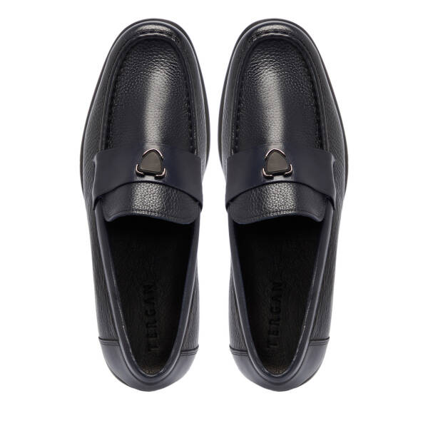 Lacivert Deri Erkek Klasik Ayakkabı - E25S1AY57487-A31 - 5