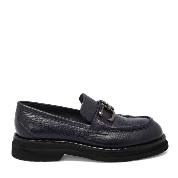 Lacivert Deri Erkek Klasik Ayakkabı - E25S1AY57493-A31 - 3