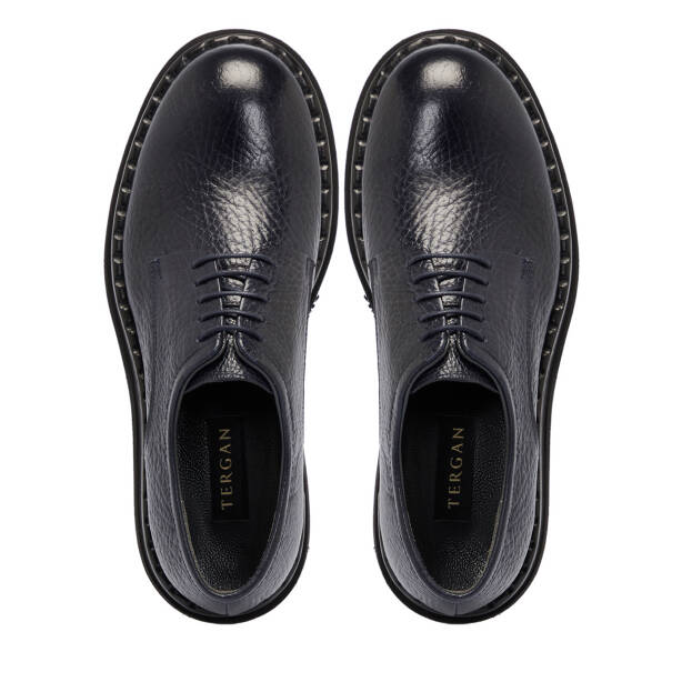 Lacivert Deri Erkek Klasik Ayakkabı - E25S1AY57494-A31 - 5