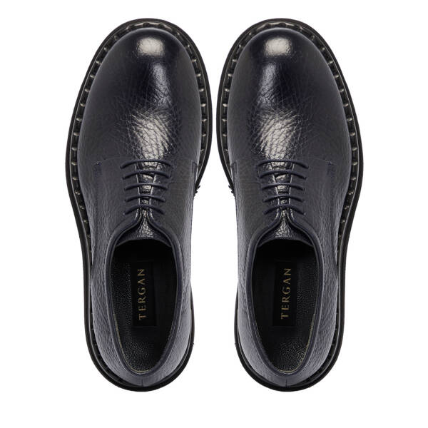 Lacivert Deri Erkek Klasik Ayakkabı - E25S1AY57494-A31 - 5