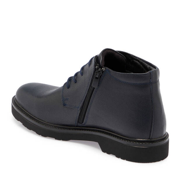 Lacivert Deri Erkek Klasik Bot - E24K1BT57011-A38 - 2