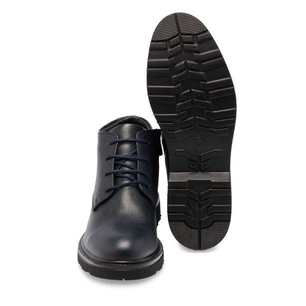 Lacivert Deri Erkek Klasik Bot - E24K1BT57011-A38 - 4