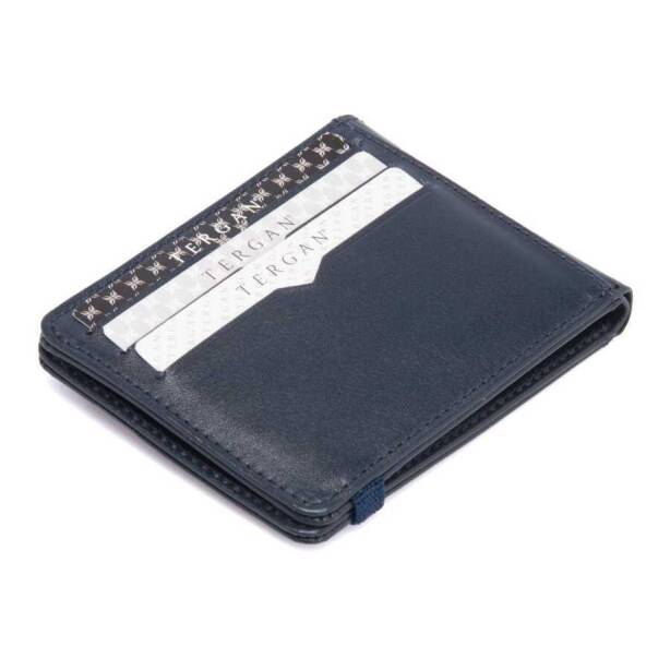 Lacivert Deri Erkek Kredi Kartlık - S1KK00001600-H86 - 3